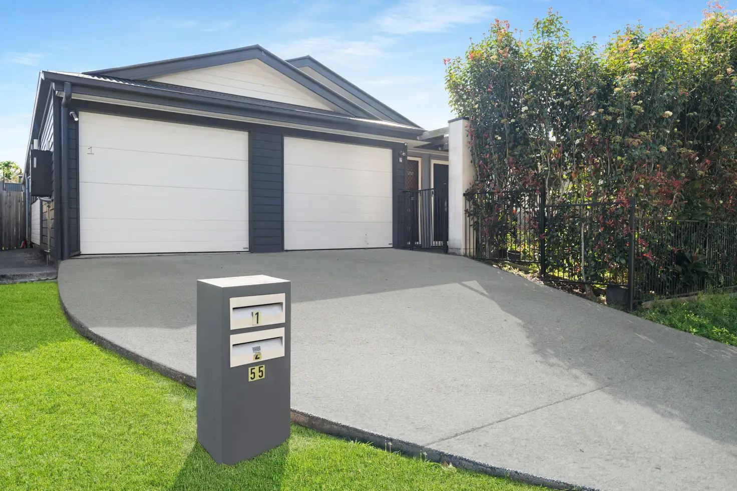 Main view of Homely semi-detached listing, 55 Rosella Street, Loganlea QLD 4131