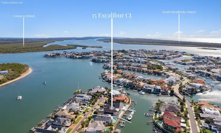 Second view of Homely house listing, 15 Excalibur Court, Sovereign Islands QLD 4216