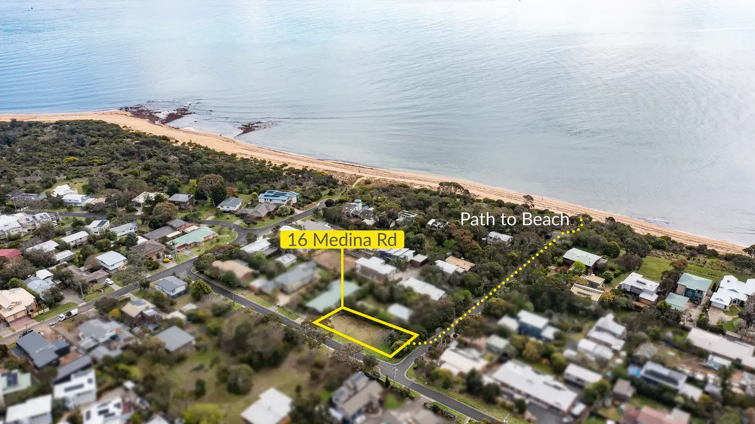 Main view of Homely land listing, 16 Medina Road, Cowes VIC 3922