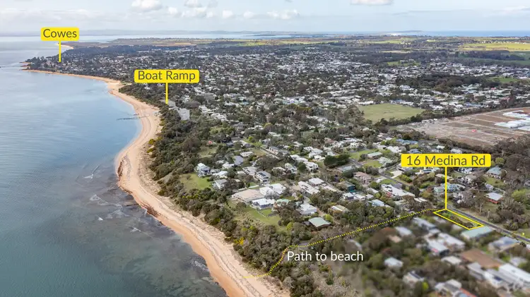 Third view of Homely land listing, 16 Medina Road, Cowes VIC 3922