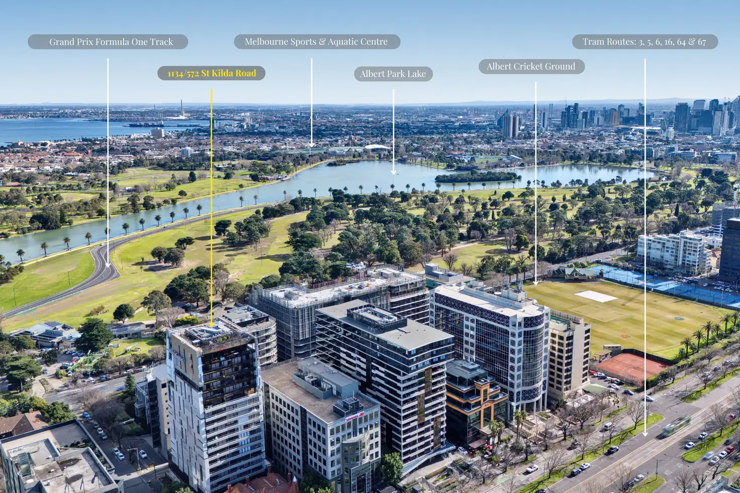 Main view of Homely studio listing, 1134/572 St Kilda Road, Melbourne VIC 3004