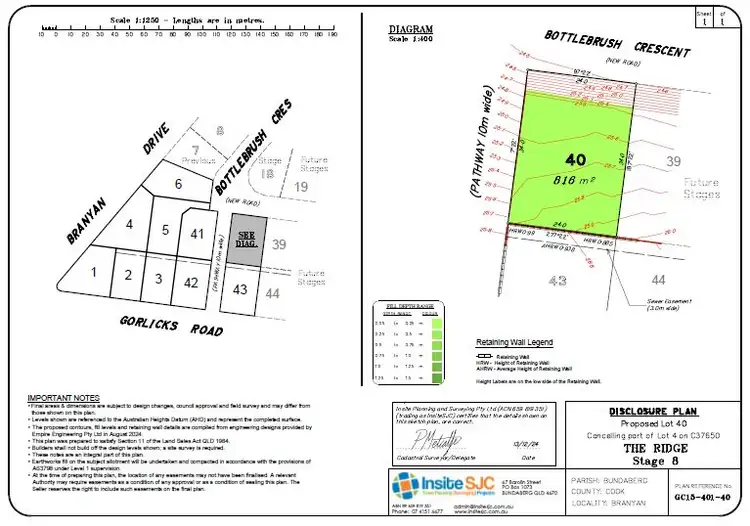 Third view of Homely land listing, Proposed Lot 40 The Ridge on Branyan, Branyan QLD 4670