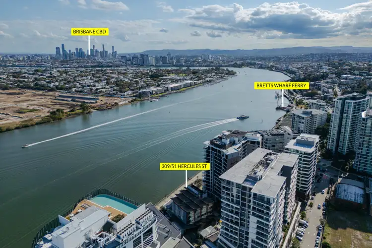 Third view of Homely unit listing, 309/51 Hercules Street, Hamilton QLD 4007