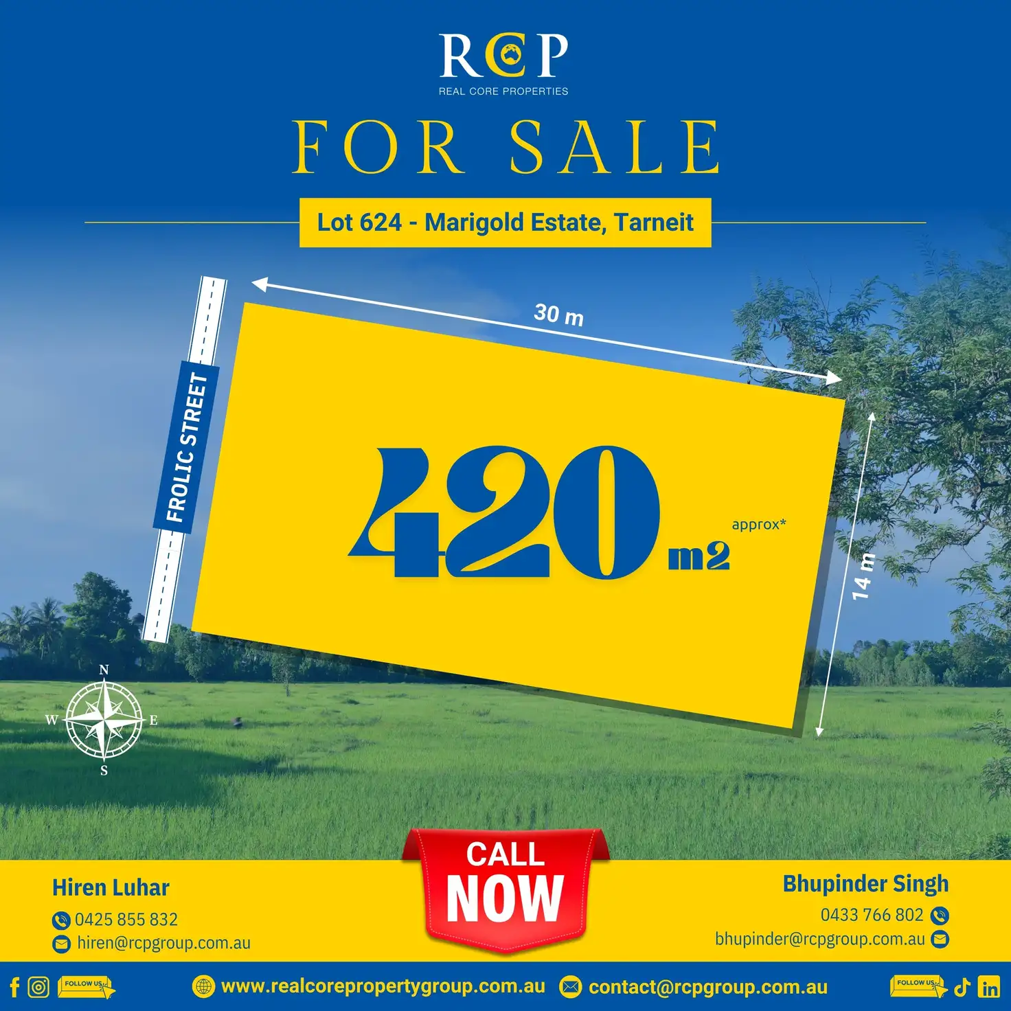 Main view of Homely land listing, LOT 624, 20 Frolic Street, Tarneit VIC 3029