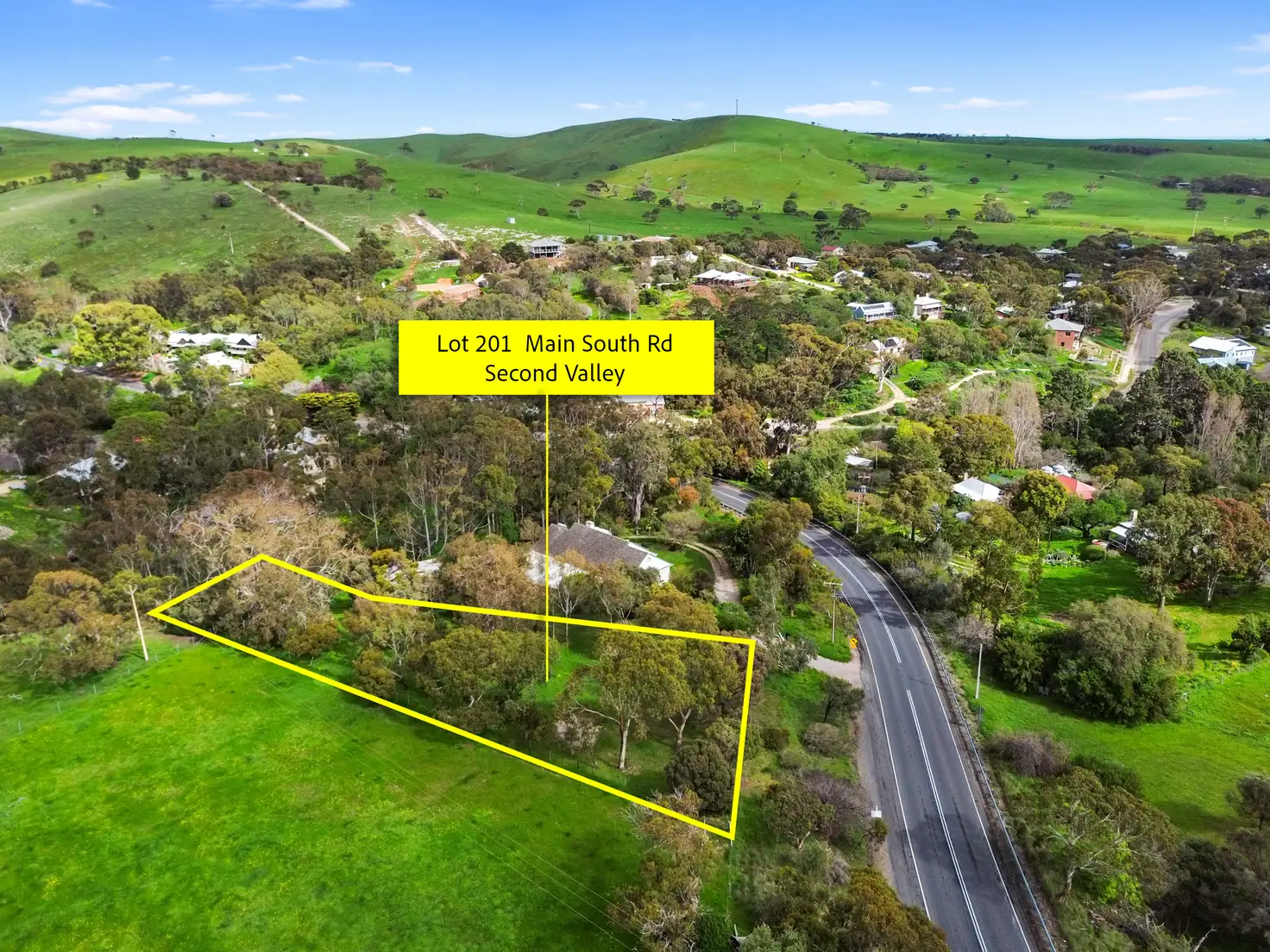 Main view of Homely land listing, LOT 201 Main South Road, Second Valley SA 5204