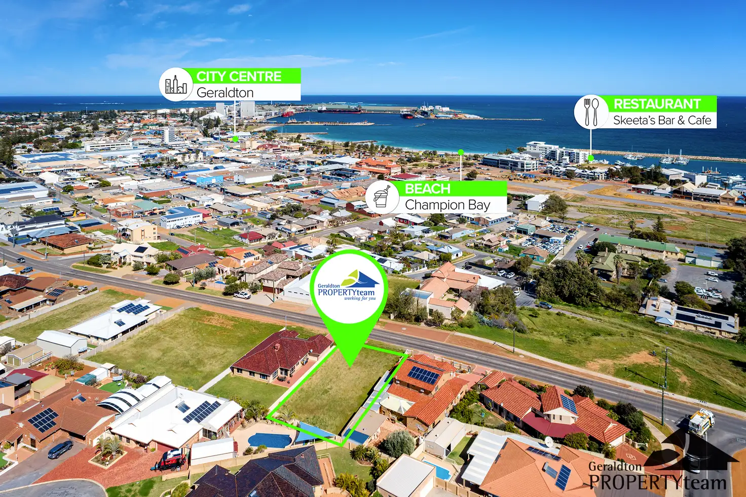 Main view of Homely land listing, 54 George Road, Geraldton WA 6530