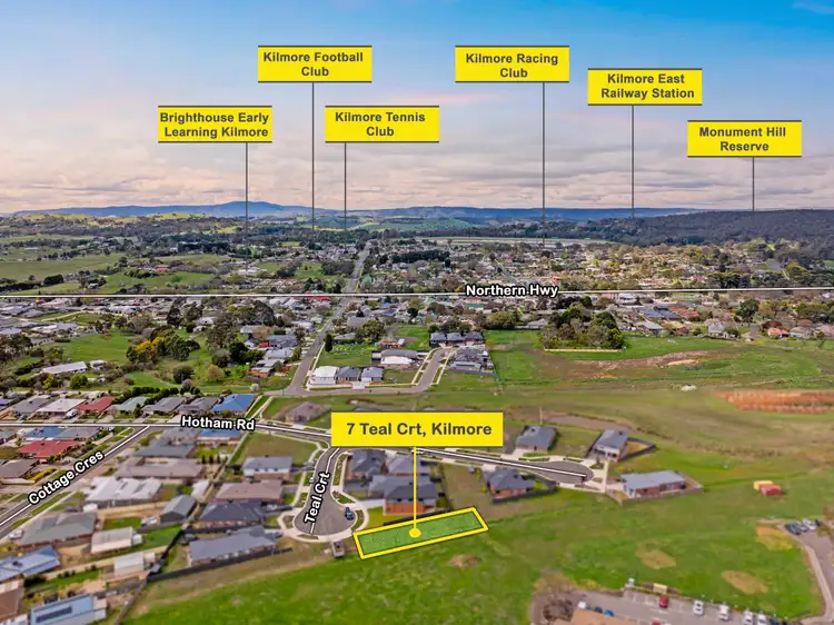 Third view of Homely land listing, 7 Teal Court, Kilmore VIC 3764
