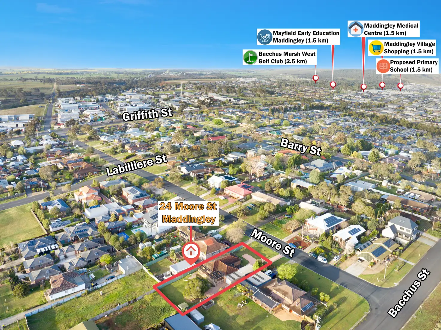 Main view of Homely house listing, 24 Moore Street, Maddingley VIC 3340