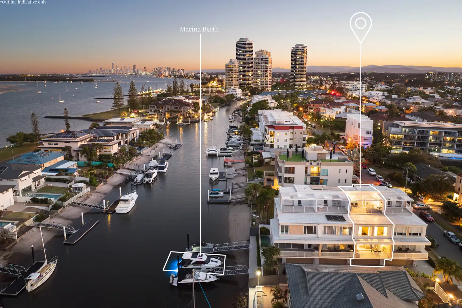 Main view of Homely townhouse listing, 2/15 Canal Avenue, Runaway Bay QLD 4216