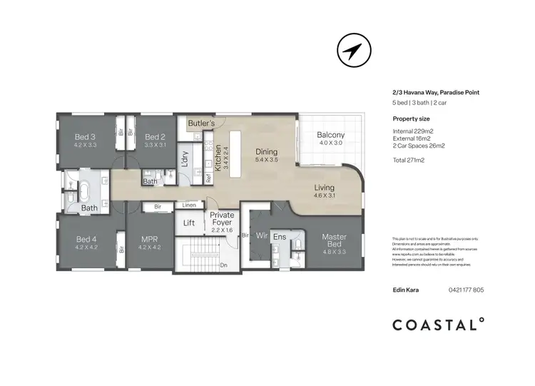 Sixth view of Homely apartment listing, Proposed Lot 1&2/3 Havana Way, Paradise Point QLD 4216