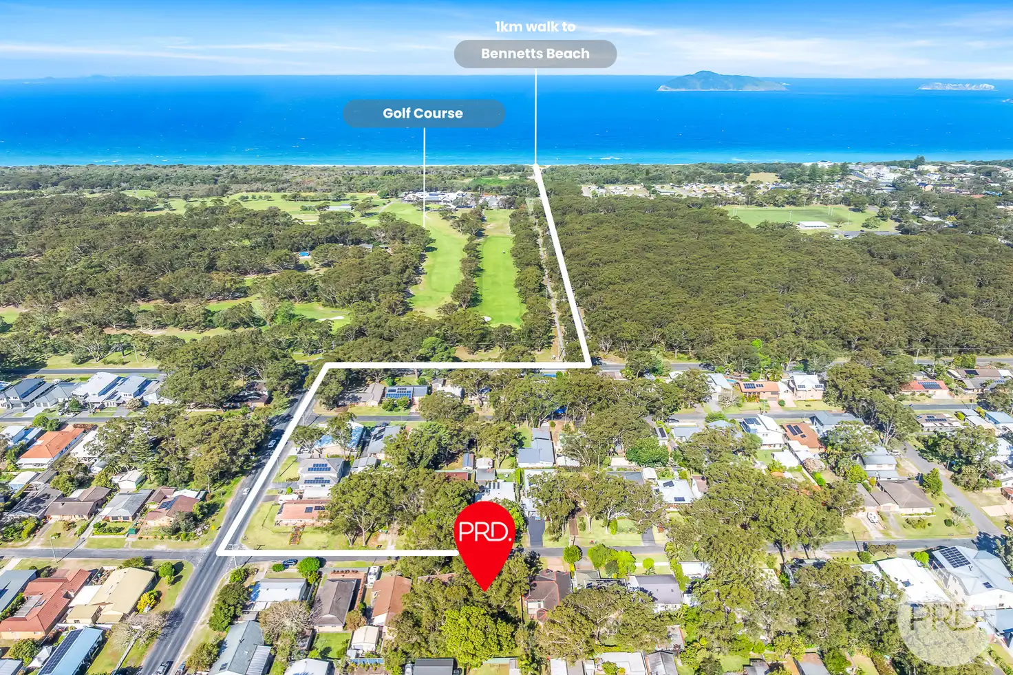 Main view of Homely land listing, 31 Dolphin Avenue, Hawks Nest NSW 2324