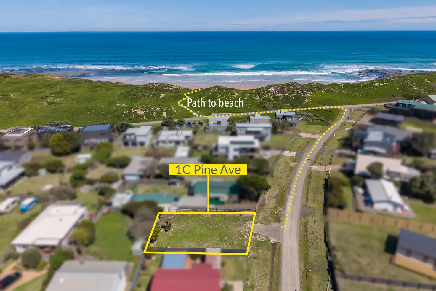 Main view of Homely land listing, 1C Pine Avenue, Surf Beach VIC 3922