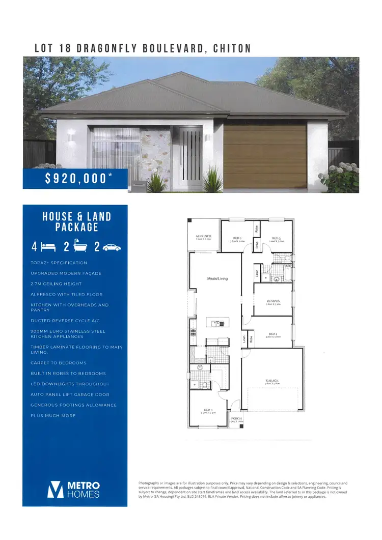 Second view of Homely land listing, 27 Dragonfly Boulevard, Chiton SA 5211