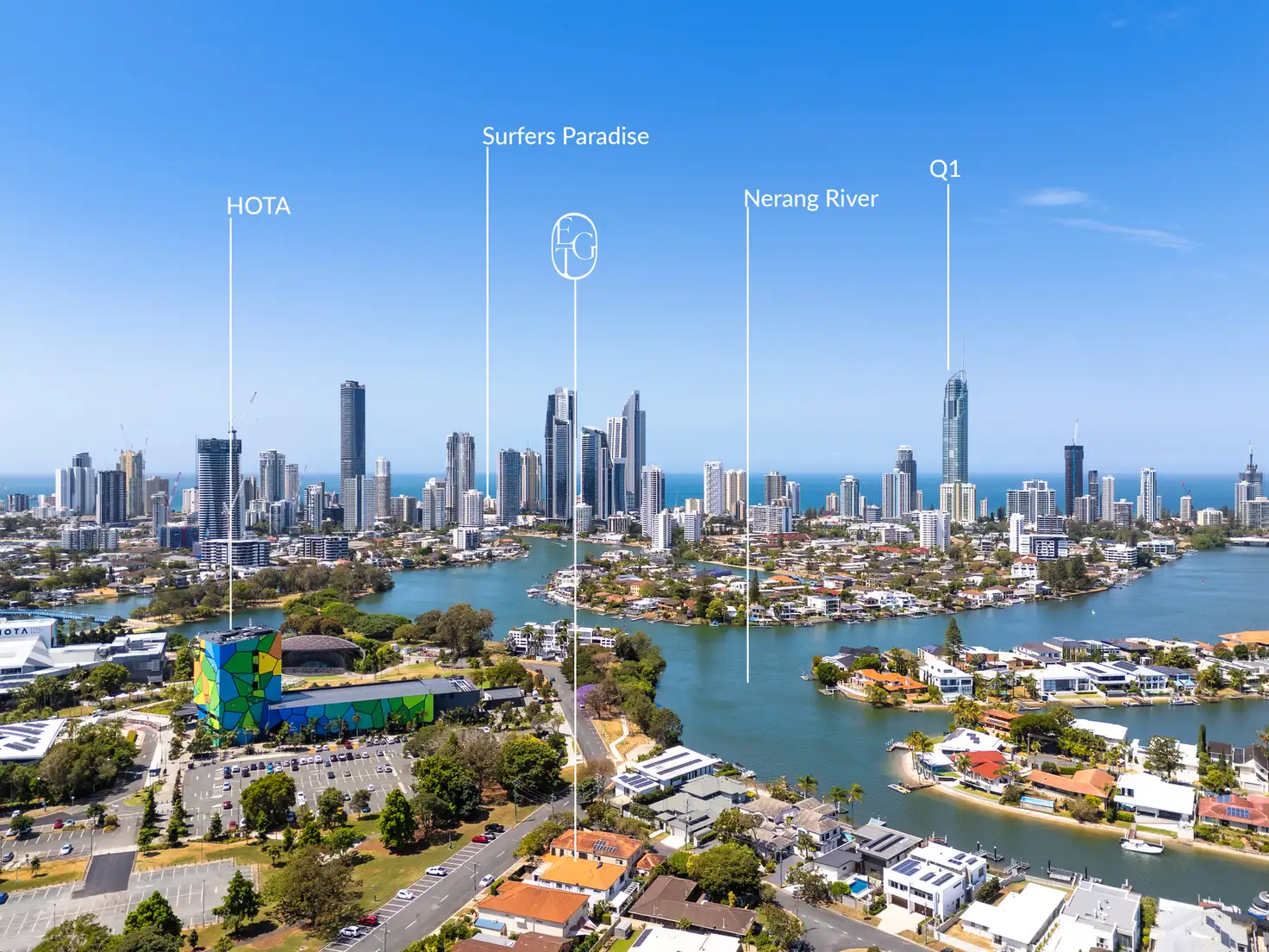 Main view of Homely semi-detached listing, 1/6 Crombie Avenue, Bundall QLD 4217