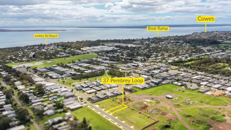 Second view of Homely land listing, 37 Pembrey Loop, Cowes VIC 3922