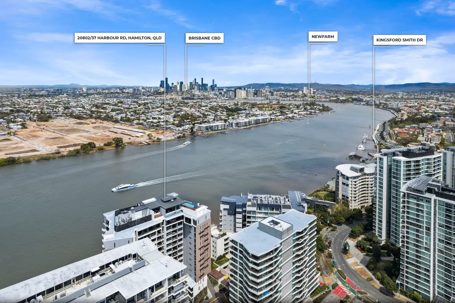 Main view of Homely apartment listing, 20802/37D Harbour Road, Hamilton QLD 4007