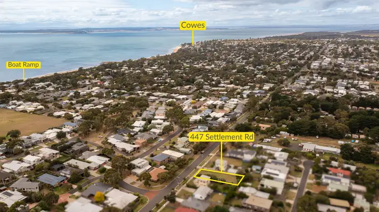 Main view of Homely land listing, 447 Settlement Road, Cowes VIC 3922