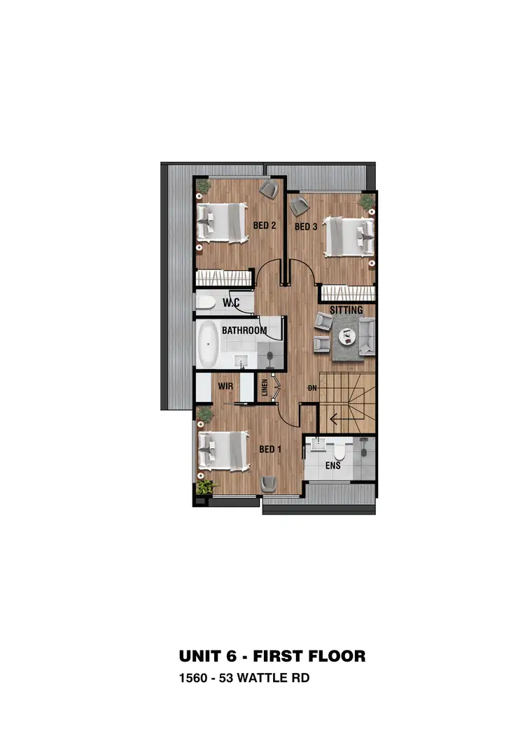 Sixth view of Homely townhouse listing, 10/53 Wattle Road, Maidstone VIC 3012