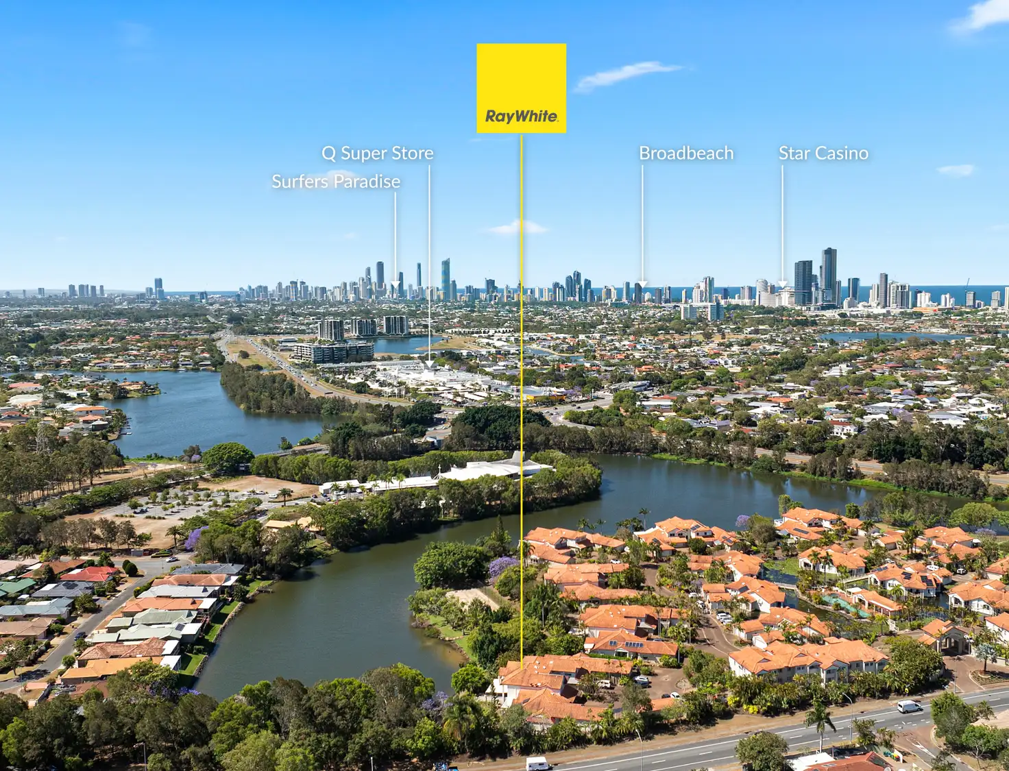 Main view of Homely townhouse listing, 2/24 Ron Penhaligon Way, Robina QLD 4226