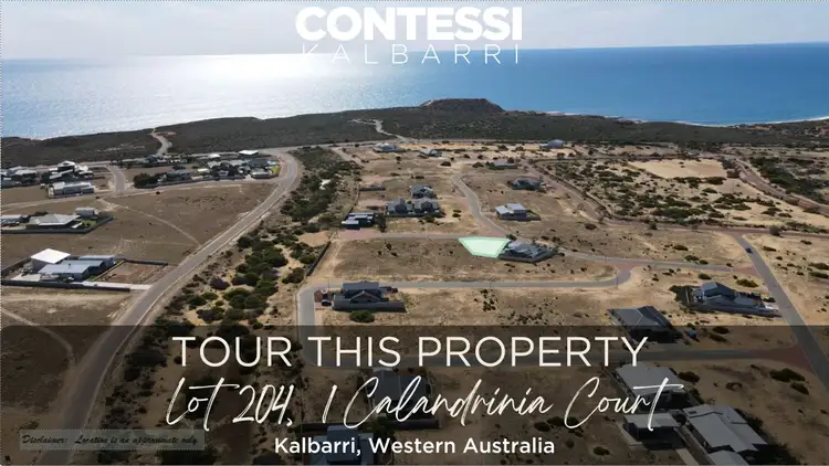 LOT 204, 1 Calandrinia Court, Kalbarri WA 6536