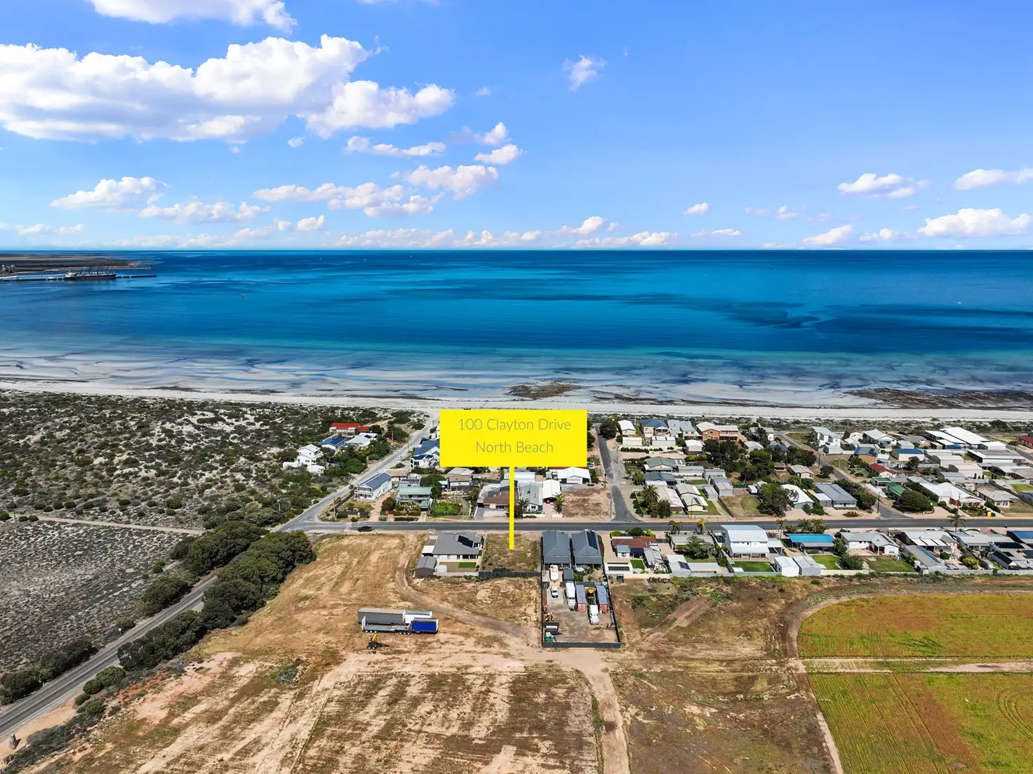 Main view of Homely land listing, 100 Clayton Drive, North Beach SA 5556