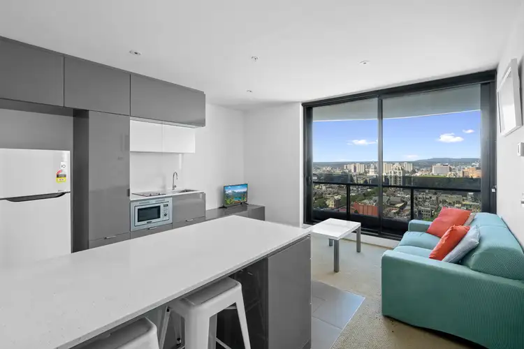 Second view of Homely apartment listing, 2409/555 Swanston Street, Carlton VIC 3053