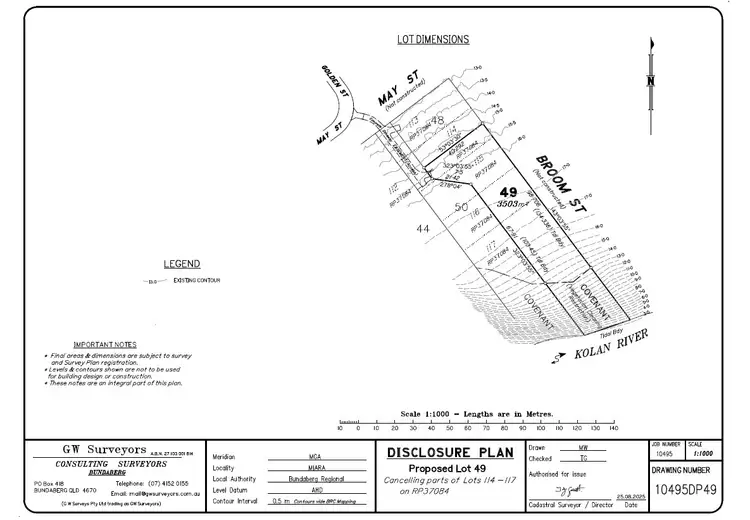 Third view of Homely land listing, Riverfront Stage - Golden River - WJ Bailey Drive, Miara QLD 4673