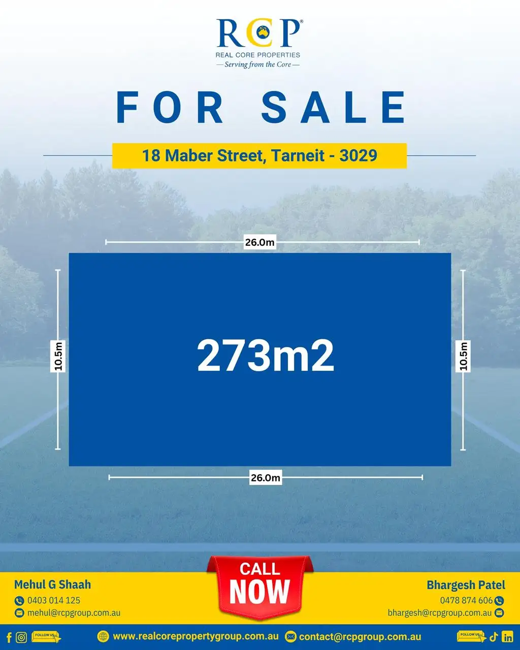 Main view of Homely land listing, 18 Maber Street, Tarneit VIC 3029