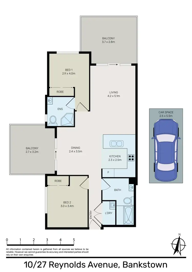 Second view of Homely unit listing, 10/27 Reynolds Avenue, Bankstown NSW 2200