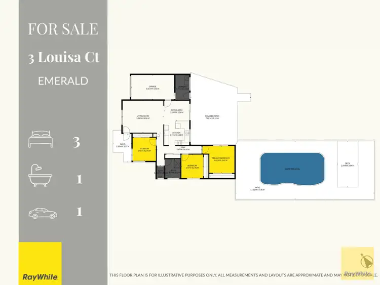 Third view of Homely house listing, 3 Louisa Court, Emerald QLD 4720