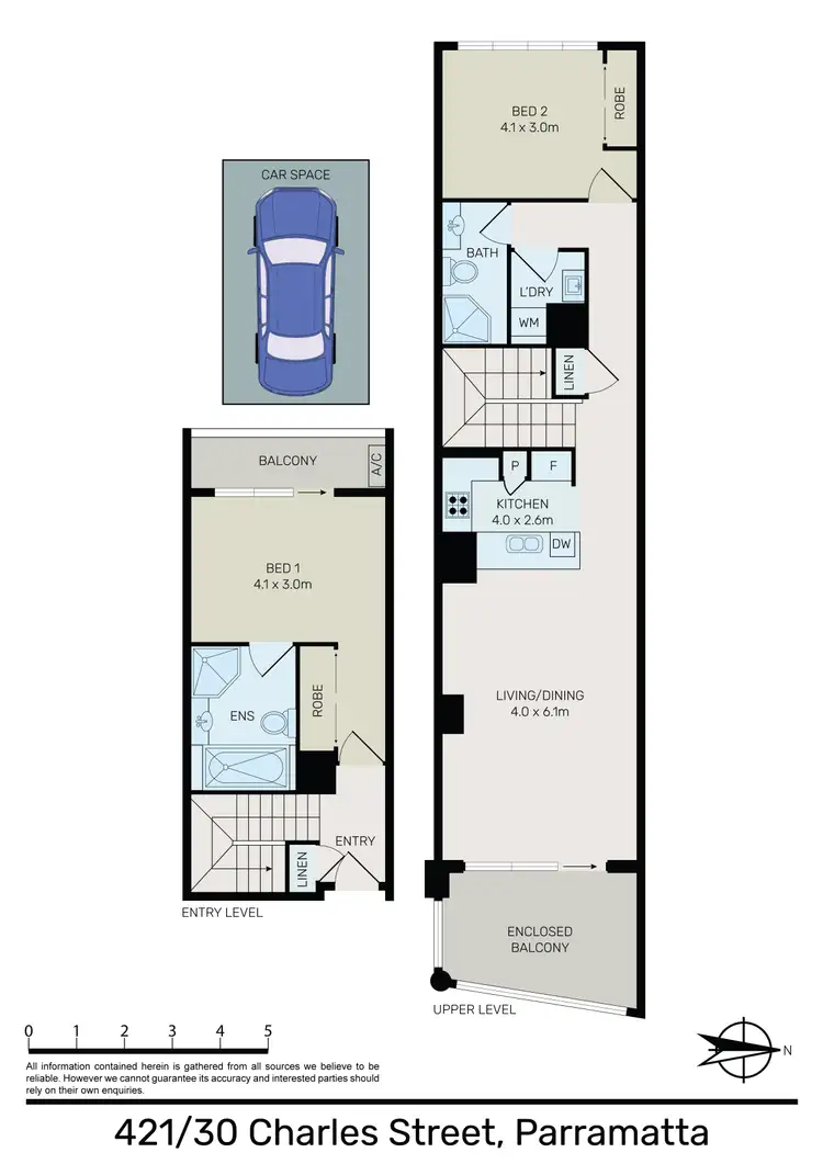 Second view of Homely apartment listing, 421/30 Charles Street, Parramatta NSW 2150