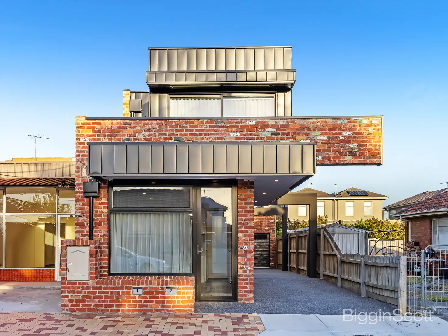 Main view of Homely townhouse listing, 1/33 Vernon Street, South Kingsville VIC 3015