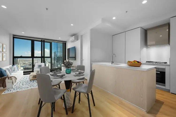 Second view of Homely apartment listing, 5502/135 A'Beckett St, Melbourne VIC 3000