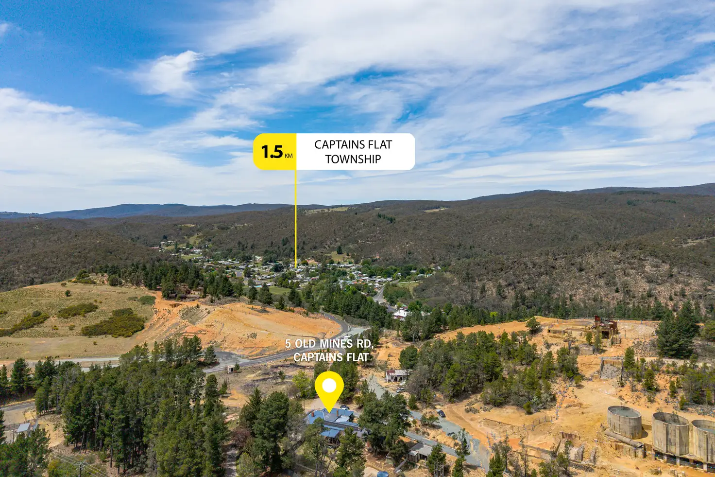 Main view of Homely house listing, 5 Old Mines Road, Captains Flat NSW 2623