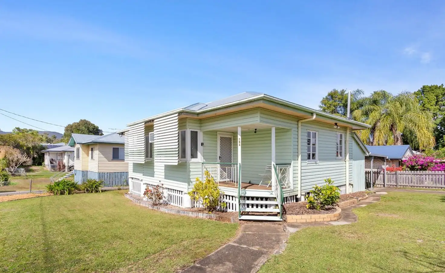 Main view of Homely house listing, 186 Elphinstone Street, Berserker QLD 4701