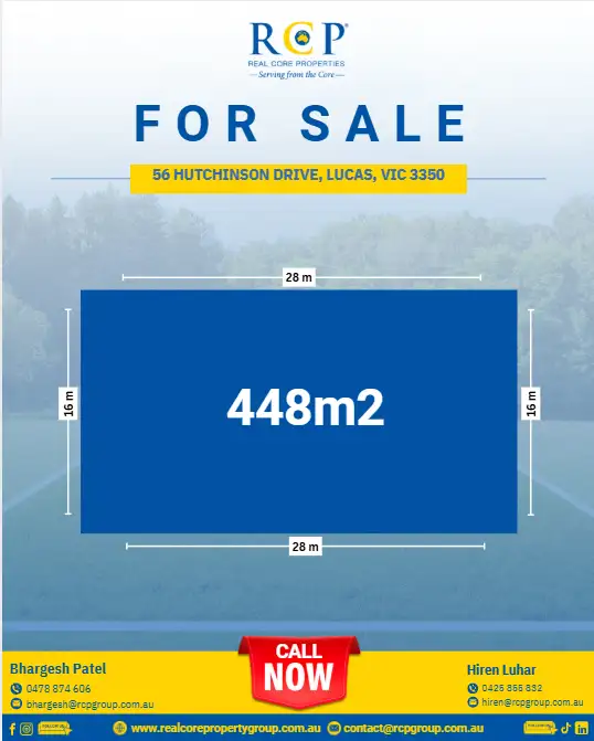 Main view of Homely land listing, 56 Hutchinson Drive, Lucas VIC 3350