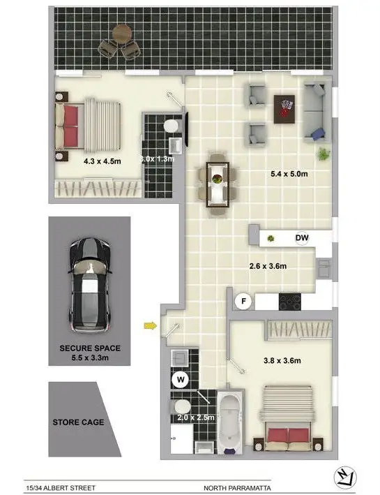 Seventh view of Homely apartment listing, 15/34 Albert Street, North Parramatta NSW 2151