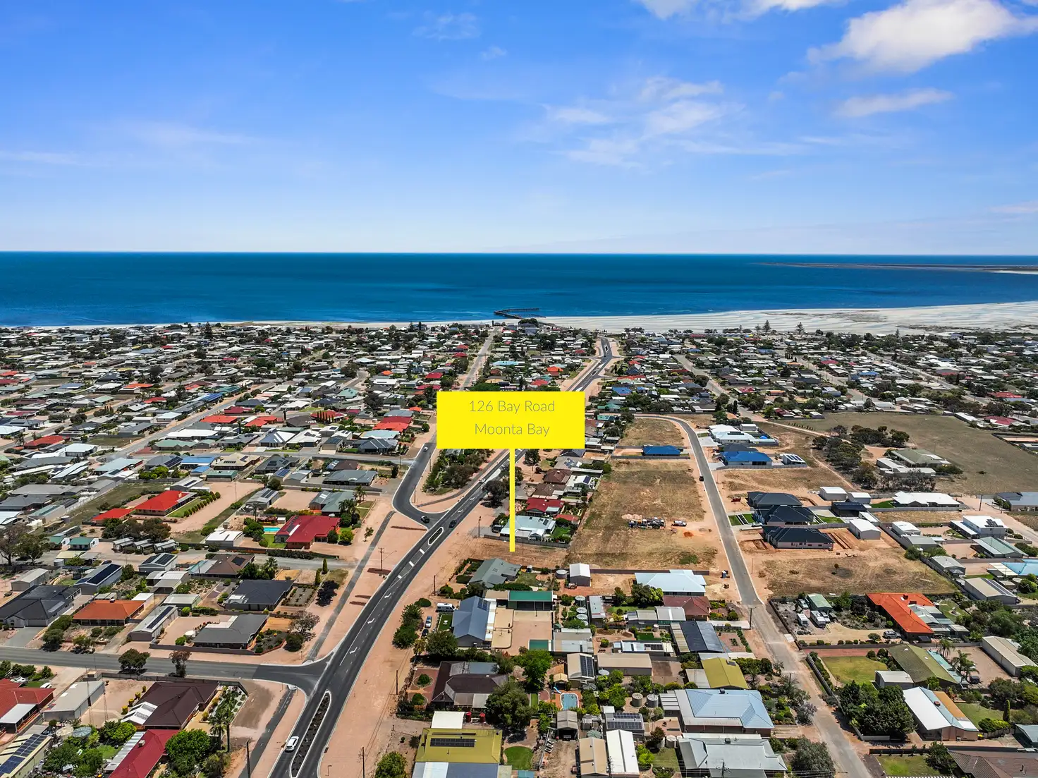Main view of Homely land listing, 126 Bay Road, Moonta Bay SA 5558