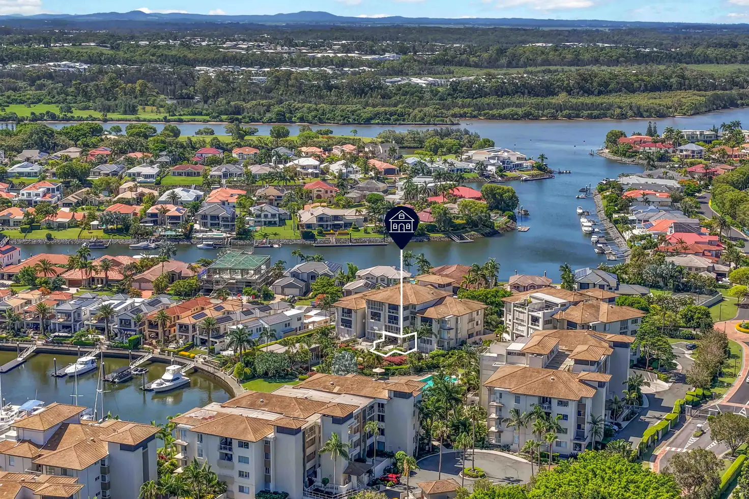 Main view of Homely unit listing, 1703/1 Rialto Quay Drive, Hope Island QLD 4212