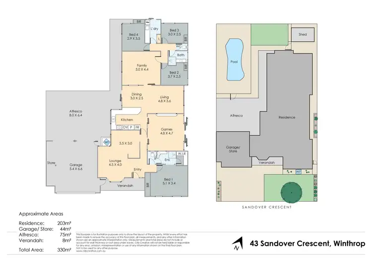 Fifth view of Homely house listing, 43 Sandover Crescent, Winthrop WA 6150