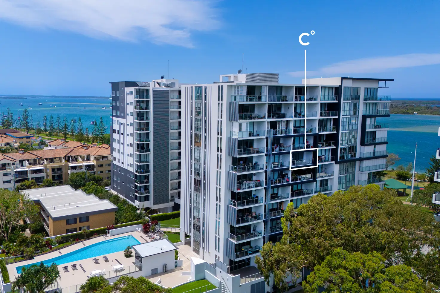Main view of Homely apartment listing, 806/378 Marine Parade, Labrador QLD 4215