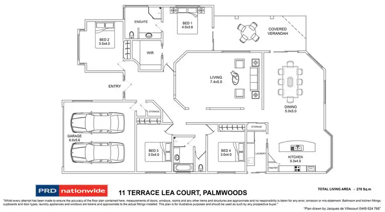 Third view of Homely house listing, 11 Terrace Lea Court, Palmwoods QLD 4555