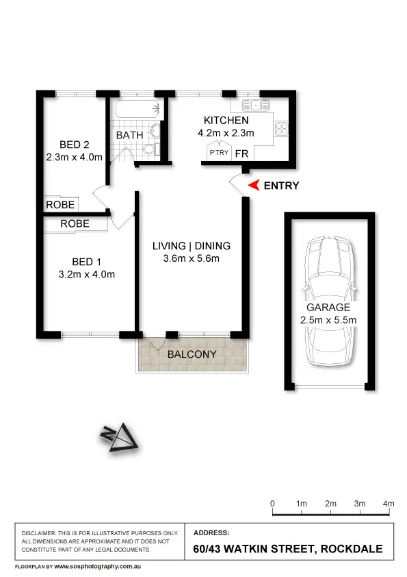 Seventh view of Homely house listing, 60/43 Watkin Street, Rockdale NSW 2216