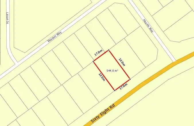 Main view of Homely land listing, Lot 1208 Sixty Eight Road, Baldivis WA 6171