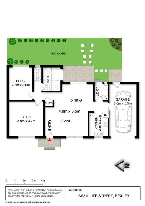 Second view of Homely townhouse listing, 2 /63 Iliffe Street, Bexley NSW 2207