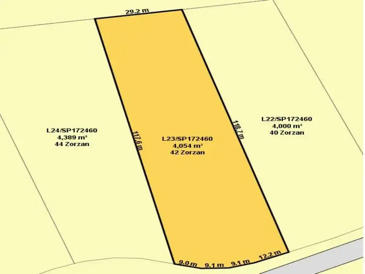 Second view of Homely land listing, 42 Zorzan Drive, Gooburrum QLD 4670