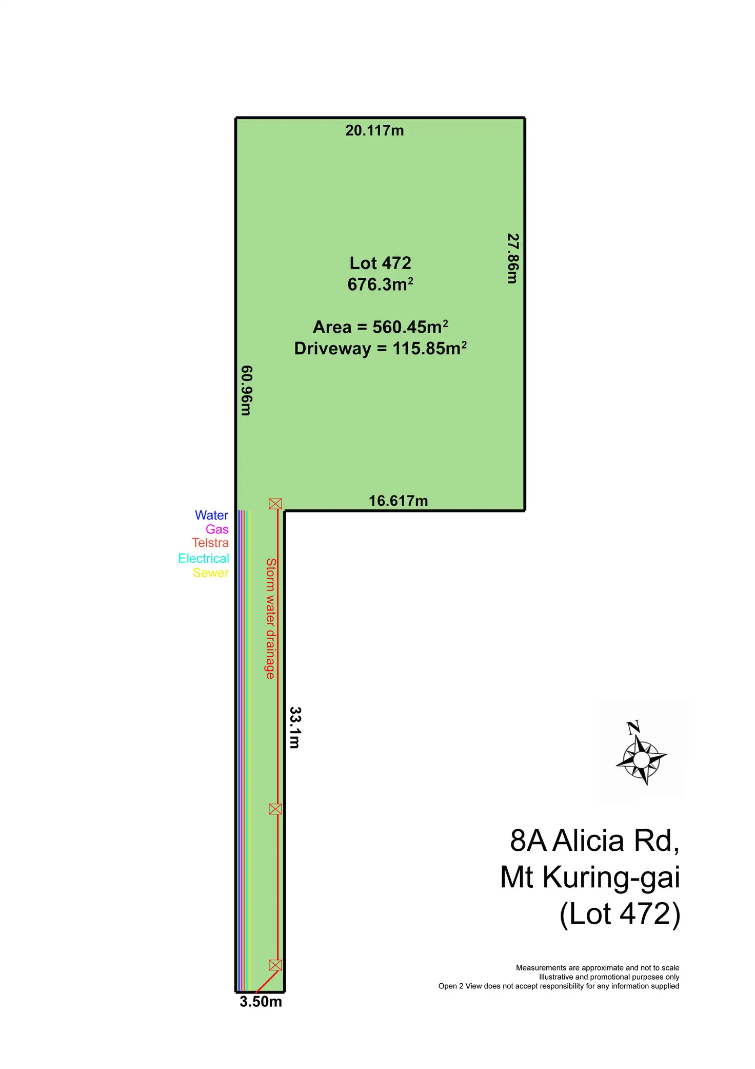 Main view of Homely land listing, 8A  (Lot 472) Alicia Road, Mount Kuring-gai NSW 2080