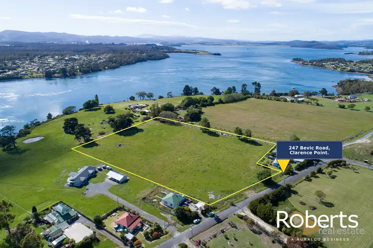 Main view of Homely land listing, 247 Bevic Road, Clarence Point TAS 7270