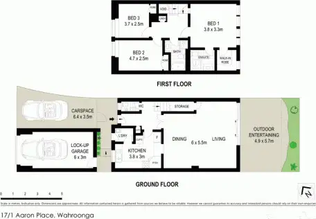 Fifth view of Homely townhouse listing, 17/1 Aaron Place, Waitara NSW 2077