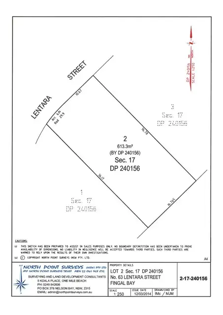 Fourth view of Homely land listing, 63 Lentara Street, Fingal Bay NSW 2315